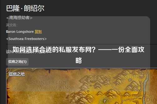 如何選擇合適的私服發(fā)布網(wǎng)？——一份全面攻略