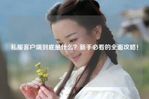 私服客戶端到底是什么？新手必看的全面攻略！